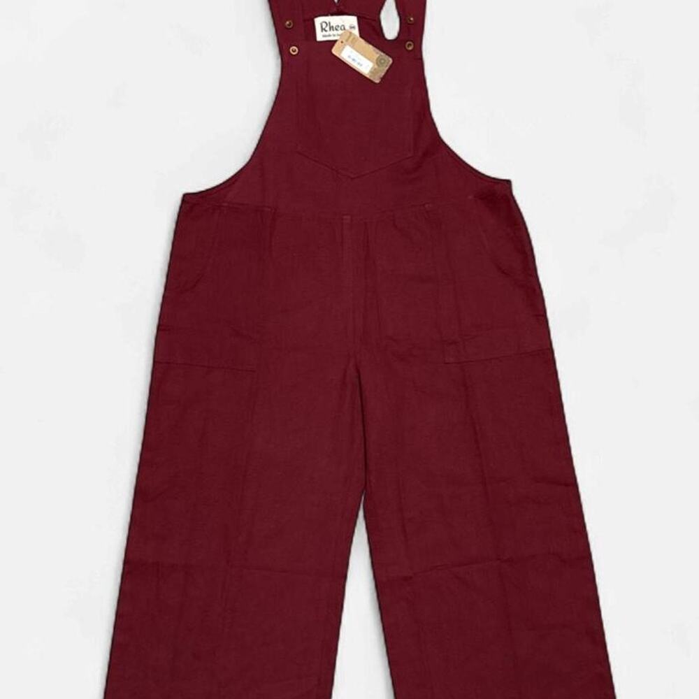 Nwt rhea Maroon Overalls